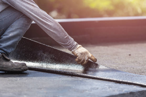 Professional Basement Waterproofing technician working in Gordonsville, VA